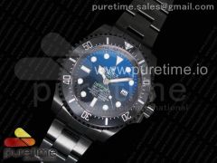 Pro Hunter Deepsea D-Blue 116660 PVD All Black Black/Blue Dial on PVD Bracelet SA3135