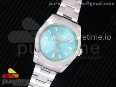 Milgauss 116400 GV Real Green Sapphire 904L DJF 1:1 Best Edition Blue Dial on SS Bracelet A2836