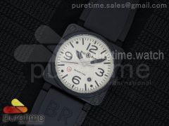 BR 03-92 Ltd Desert Type PVD Gray Dial on Black Rubber Strap MIYOTA 9015