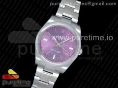 Oyster Perpetual 39mm 114300 GMF Best Edition Red Grape Dial on SS Bracelet SA3132
