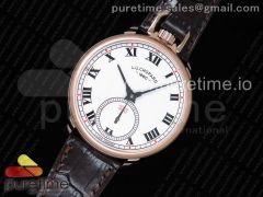 Chopard Louis-Ulysse The Tribute RG White Dial on Brown Leather Strap A6498