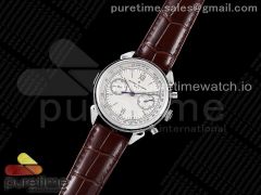 Historiques 5000H SS OXF White Dial on Black Leather Strap A7750
