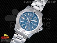 Colt Automatic 44mm SS GF 1:1 Best Edition Blue Textured Dial on SS Bracelet A2824