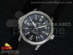 Aquatimer Automatic IW3290 Black Dial on Black Rubber Strap A2824