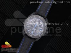 Aquaracer Calibre 5 Blue Carbon TBF 1:1 Best Edition Carbon Dial on Nylon Strap A2824