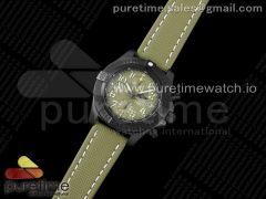 Avenger Bandit DLC GF 1:1 Best Edition Green Dial on Green Nylon Strap A7750