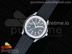 Aquanaut Jumbo 5069G SS Best Edition Black Dial on Black Rubber Strap A324