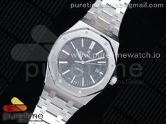 Royal Oak 41mm 15400 SS FKF Best Edition Black Textured Dial on SS Bracelet A3120