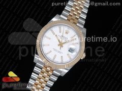 DateJust 41 126333 GMF Best Edition YG Wrapped White Dial on SS/YG Jubilee Bracelet A2824