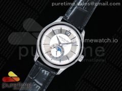 Annual Calendar 5205G GRF Best Edition White Dial on Black Leather Strap A324