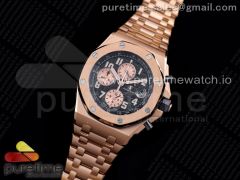 Royal Oak Offshore 2019 Gold JF 1:1 Best Edition on RG Bracelet A3126 V2 w/ Cyclops and DW Mod