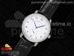 Classic Regulator SS MK Best Edition White Dial Arabic Markers on Black Leather Strap A23J