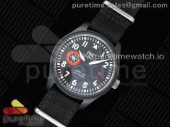 Mark XVIII 'TOPGUN SFTI' Ceramic M+F Best Edition Black Dial on Black Nylon Strap A35111