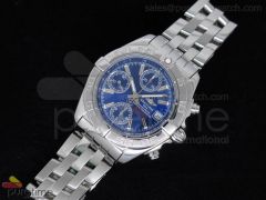 Chrono Galactic SS Blue Dial on Bracelet A7750