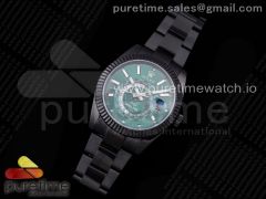 Skydweller DIW PVD WWF Best Edition Green Dial on PVD Bracelet A23J