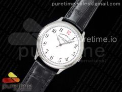 Historiques Chronomètre Royal 1907 SS GSF Best Edition White Dial "Red 12" on Black Leather Strap MIYOTA 9015