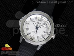 Aquatimer Automatic SS IW329003 V6F 1:1 Best Edition on Black Rubber Strap MIYOTA 9015