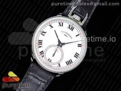 Chopard Louis-Ulysse The Tribute SS White Dial on Black Leather Strap A6498