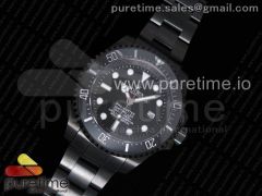 Pro Hunter Deepsea Single Red 116660 PVD All Black Black Dial on PVD Bracelet SA3135