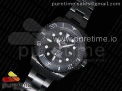 Pro Hunter Deepsea Single Red 116660 PVD All Black Black Dial on PVD Bracelet SA3135