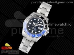 GMT-Master II 116710 BLNR Black/Blue Ceramic 904L Steel Noob 1:1 Best Edition SA3186 CHS V11