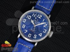 Pilot Type 20 SS Blue Dial on Blue Leather Strap A23J