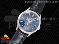 Complications 5396G KMF Blue Dial Crystal Markers on Black Leather Strap A324