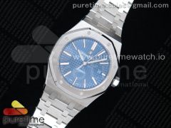 Royal Oak 41mm 15400 SS FKF Best Edition Blue Textured Dial on SS Bracelet A3120