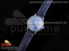 Rendez-Vous 29mm SS OXF 1:1 Best Edition Blue Dial on Blue Leather Strap A967