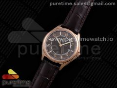 Fiftysix RG 40mm ZF 1:1 Best Edition Brown Dial on Brown Leather Strap A1326