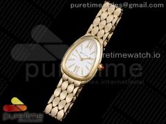 Serpenti Seduttori Watch YG BVF 1:1 Best Edition White Dial on YG Bracelet ETA Quartz