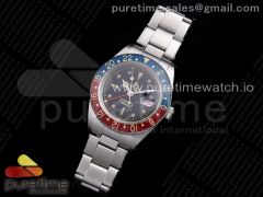 Hand Made Aging Treatment Vintage GMT Master 6542 RBF Best Edition on SS Bracelet A2836