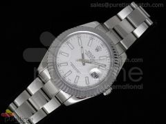 DateJust II SS White Stick Dial Oyster A2836