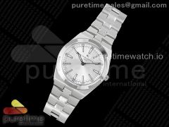 Overseas Ultra-Thin 2000V V8F Best Edition White Dial on SS Bracelet A1120