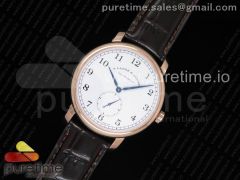 Classic Regulator RG MK Best Edition White Dial Arabic Markers on Brown Leather Strap A23J