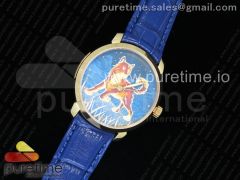 Classico RG FKF Best Edition Dod Dial on Blue Leather Strap A2892
