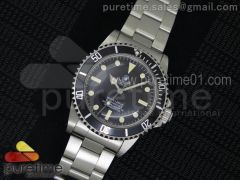 Vintage Submariner Style 3 SS Black Dial on SS Bracelet A2836