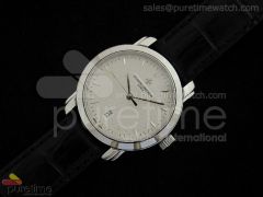 Calatrava SS Cream Wavy Dial