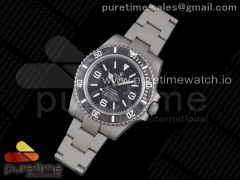 Submariner BLAKEN Sandblasted SS OXF 1:1 Best Edition Black Dial on Bracelet A2836