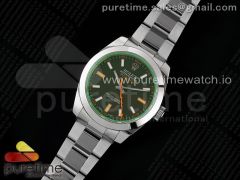 Milgauss 116400 GV 904L Steel ARF 1:1 Best Edition Black Dial on Bracelet SH3131
