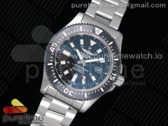 Superocean 44mm Special OXF 1:1 Best Edition Black Dial on SS Bracelet A2824