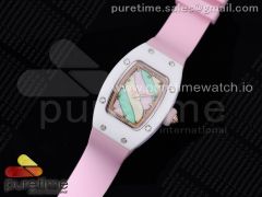 RM07-03 Candy Watch OXF Best Edition Colorful Dial on Pink Rubber Strap MIYOTA 6T51