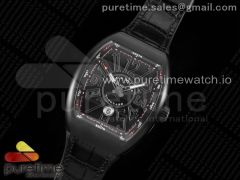 Vanguard V45 All Black DLC ZF 1:1 Best Edition Black Dial on Black Rubber Strap MIYOTA 9015