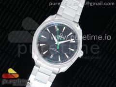Aqua Terra 150M Master Chronometers VSF 1:1 Best Edition Black Dial Green Hand on SS Bracelet A8900 Super Clone
