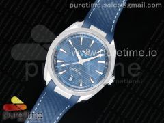 Aqua Terra 150M Master Chronometers VSF 1:1 Best Edition Deep Blue Dial Silver Hand on Deep Blue Rubber Strap A8900 Super Clone