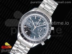 Speedmaster Moonwatch OMF 1:1 Best Edition Black Dial SS Hand on SS Bracelet A9900