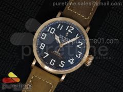 Pilot Type 20 RG Black Dial on Brown Asso Strap A23J