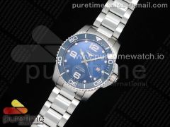 Conquest Blue Metal Bezel SS OXF 1:1 Best Edition Blue Dial on SS Bracelet A2824